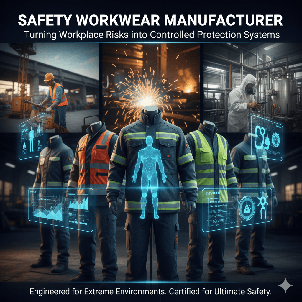 Safety Workwear Manufacturer: Turning Workplace Risks into Controlled Protection Systems