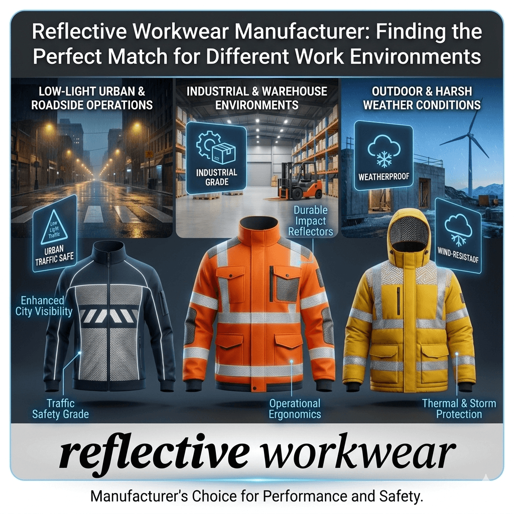 Reflective Workwear Manufacturer: Finding the Perfect Match for Different Work Environments