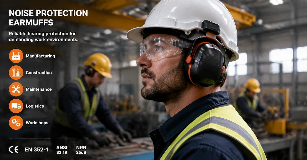 Noise Protection Earmuffs Manufacturer: How to Choose a Reliable Industrial Hearing Protection Partner