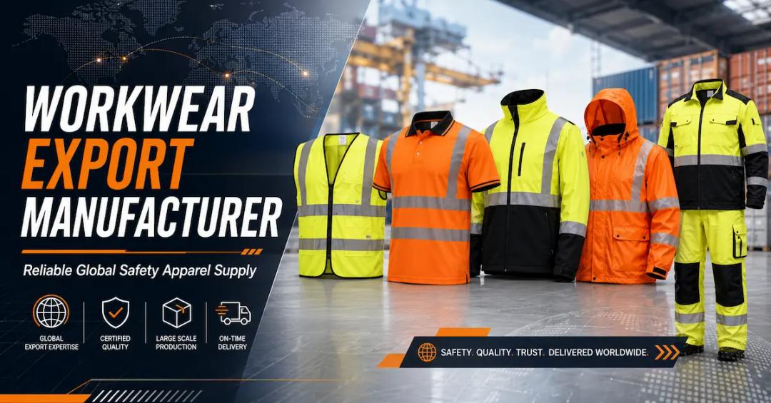 Workwear Export Manufacturer: How to Choose a Reliable Global Safety Apparel Partner