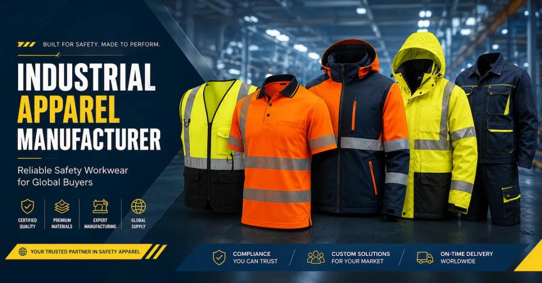 Industrial Apparel Manufacturer: How to Choose a Reliable Factory for Safety Workwear