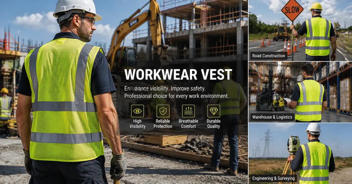 Workwear Vest Manufacturer: How to Choose the Right Supplier for Safety Vest Orders