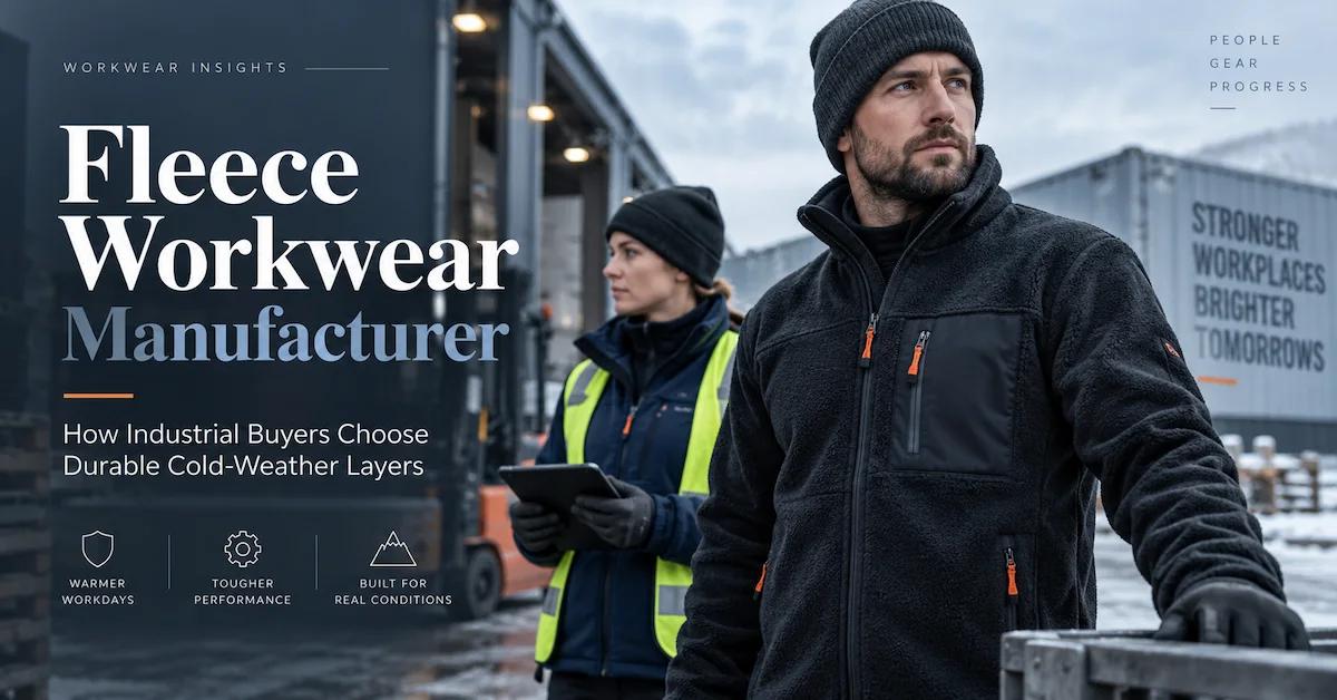 Fleece Workwear Manufacturer: How Industrial Buyers Choose Durable Cold-Weather Layers