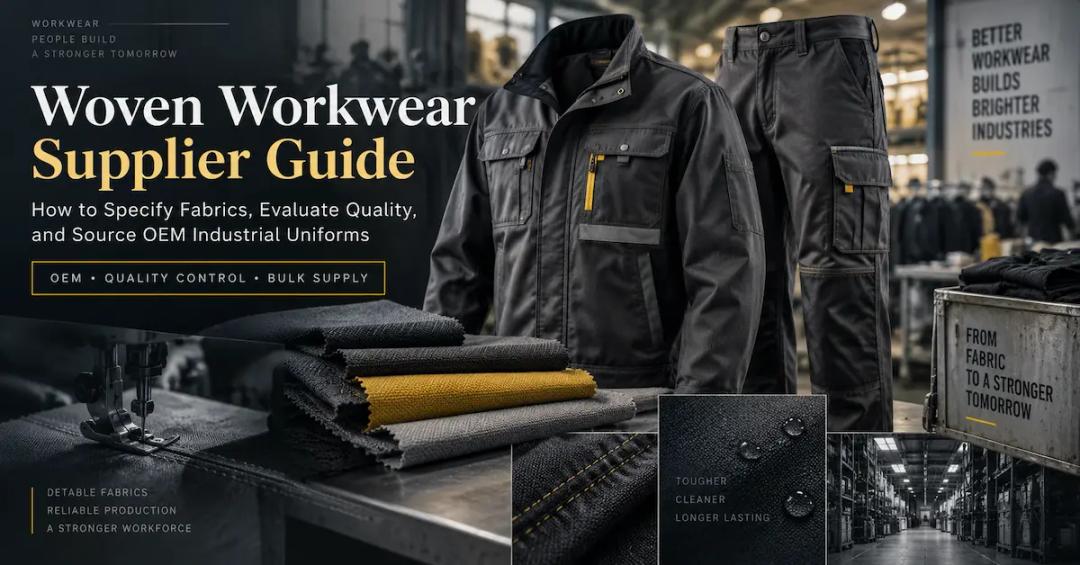 Woven Workwear Supplier Guide: How to Specify Fabrics, Evaluate Quality, and Source OEM Industrial Uniforms